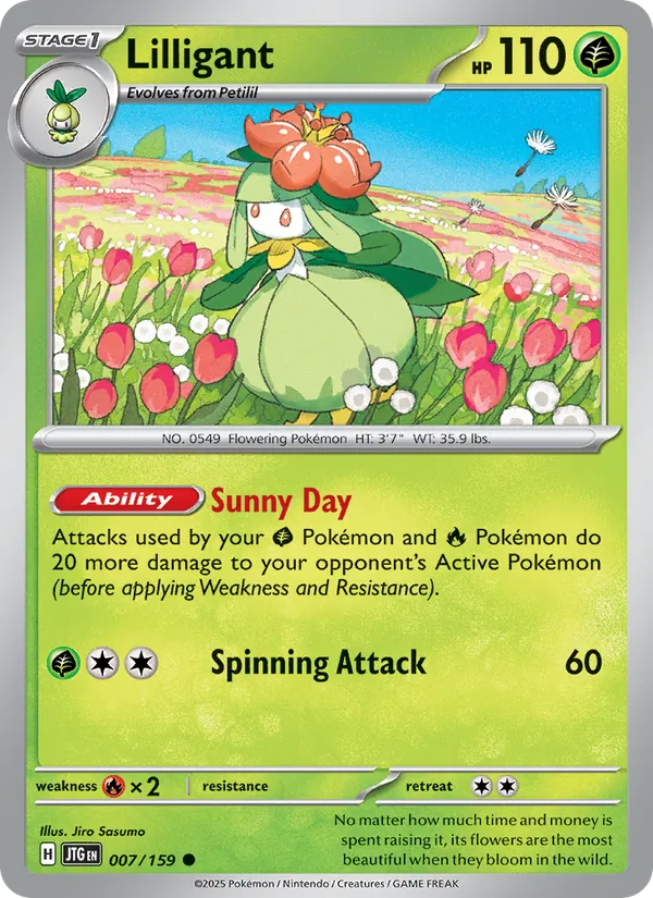 Lilligant — Journey Together #007 (Pokémon TCG card)