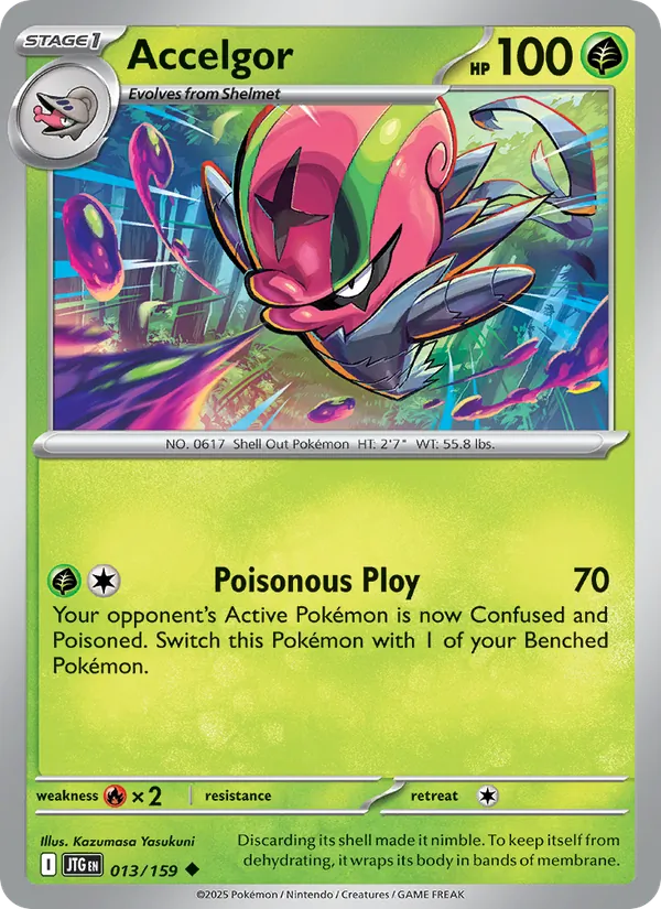 Accelgor — Journey Together #013 (Pokémon TCG card)