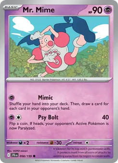 Mr. Mime (Journey Together #058)