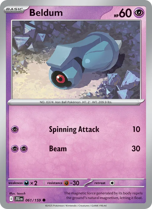 Beldum — Journey Together #061 (Pokémon TCG card)