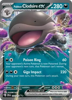 Paldean Clodsire ex (Journey Together #094)