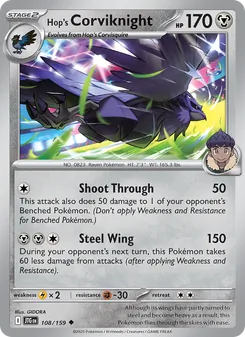 Hop's Corviknight (Journey Together #108)