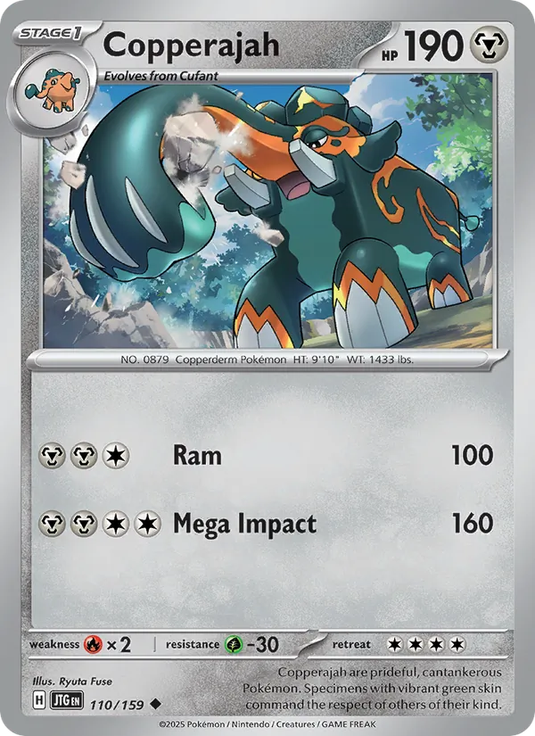 Copperajah — Journey Together #110 (Pokémon TCG card)