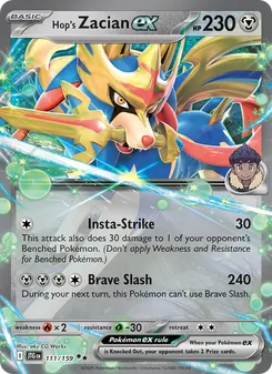 Hop's Zacian ex (Journey Together #111)