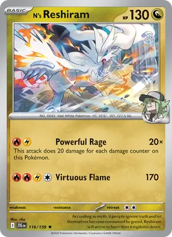 N's Reshiram (Journey Together #116)