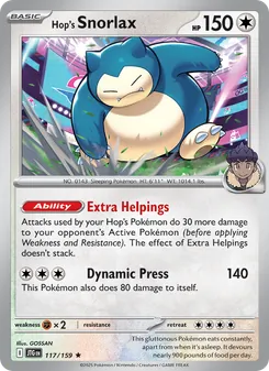 Hop's Snorlax (Journey Together #117)