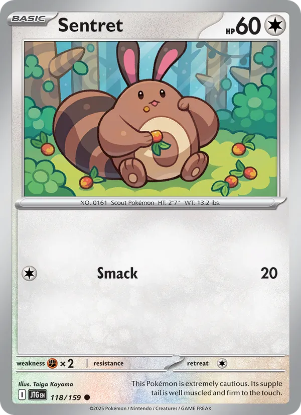 Sentret — Journey Together #118 (Pokémon TCG card)