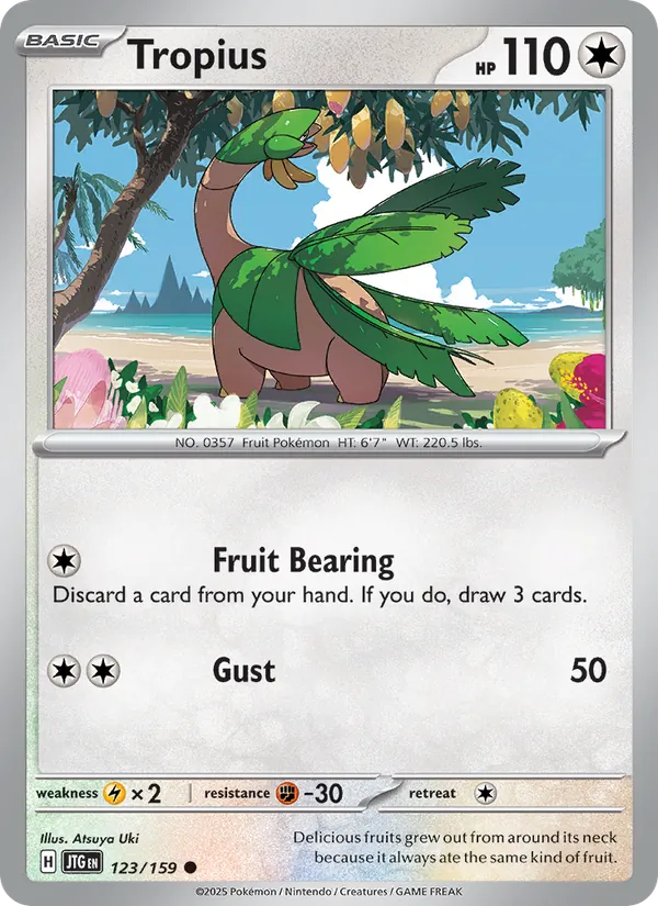 Tropius — Journey Together #123 (Pokémon TCG card)