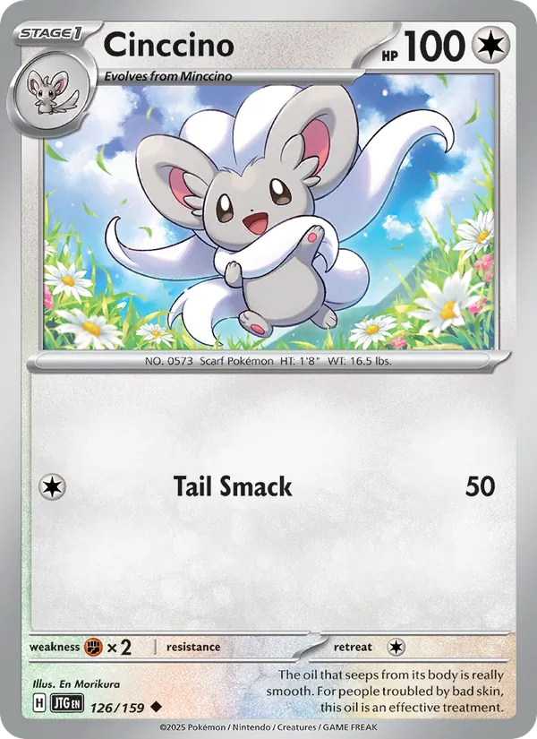 Cinccino — Journey Together #126 (Pokémon TCG card)