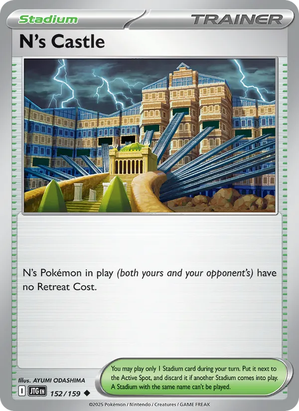 N's Castle — Journey Together #152 (Pokémon TCG card)