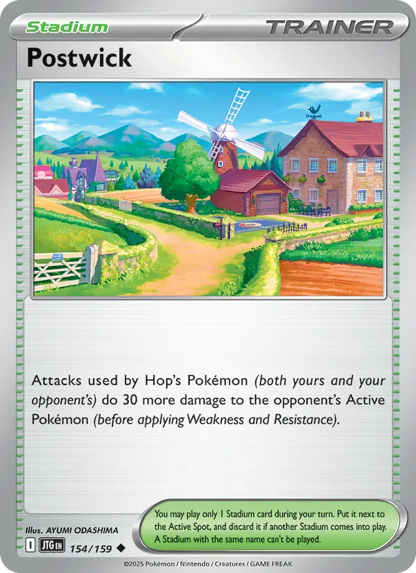 Postwick — Journey Together #154 (Pokémon TCG card)