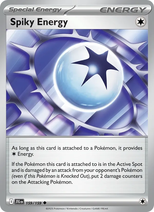 Spiky Energy — Journey Together #159 (Pokémon TCG card)