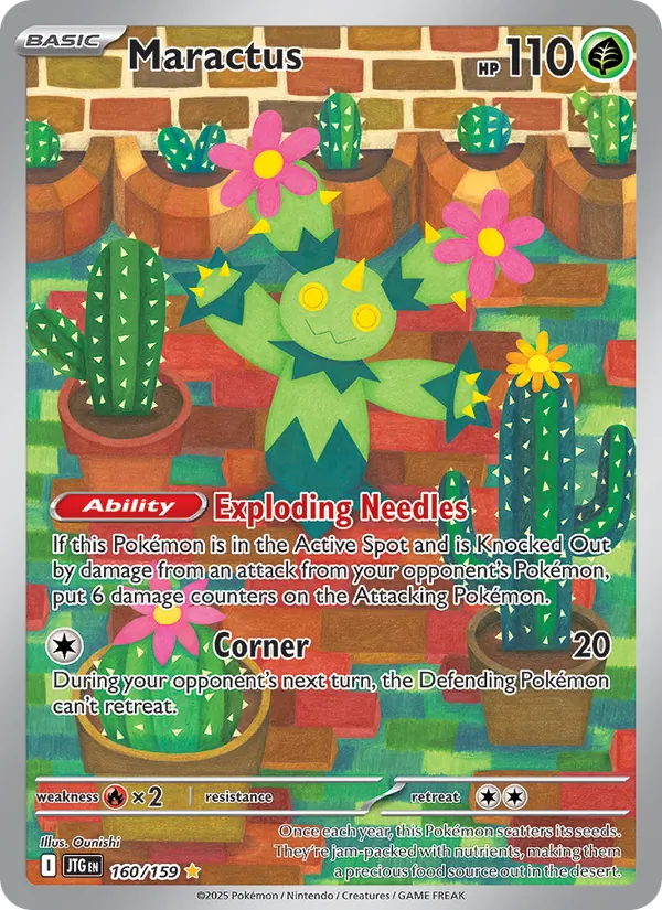 Maractus — Journey Together #160 (Pokémon TCG card)