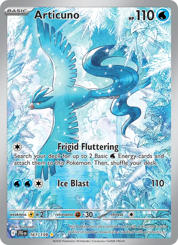 Articuno — Journey Together #161 (Pokémon TCG card)