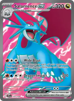 Salamence ex (Journey Together #177)