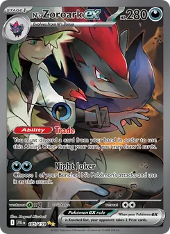 N's Zoroark ex (Journey Together #185)