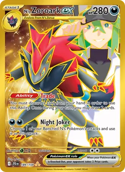 N's Zoroark ex (Journey Together #189)
