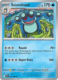 Seismitoad (Black Bolt #021)