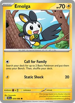 Emolga (Black Bolt #029)
