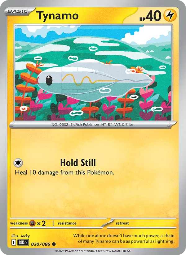 Tynamo — Black Bolt #030 (Pokémon TCG card)