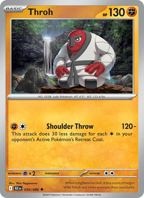 Throh — Black Bolt #050 (Pokémon TCG card)