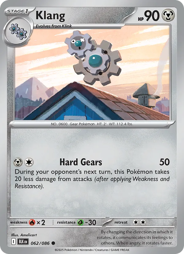 Klang — Black Bolt #062 (Pokémon TCG card)