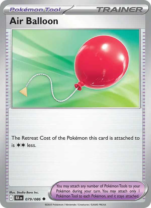 Air Balloon — Black Bolt #079 (Pokémon TCG card)