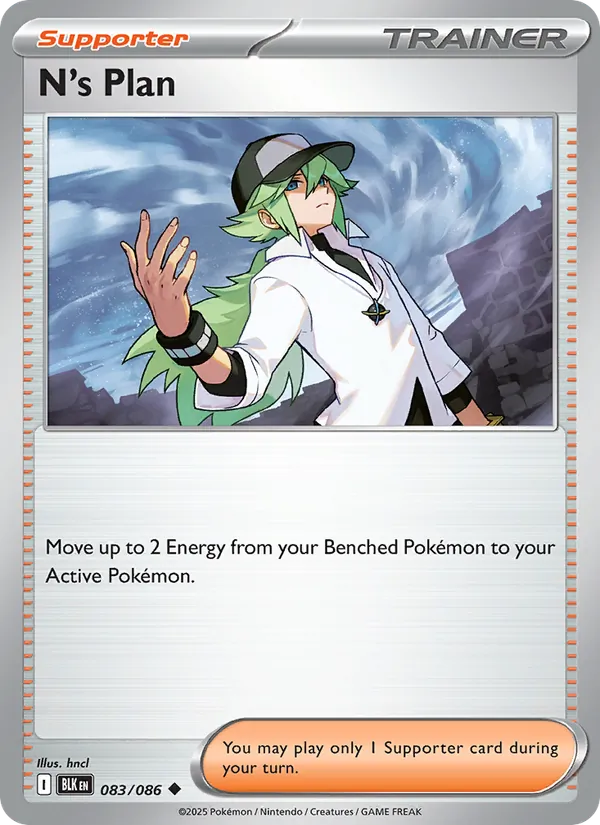 N's Plan — Black Bolt #083 (Pokémon TCG card)