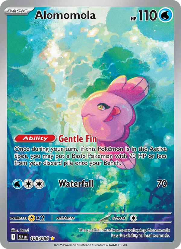 Alomomola — Black Bolt #108 (Pokémon TCG card)