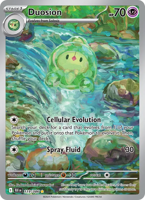 Duosion — Black Bolt #119 (Pokémon TCG card)