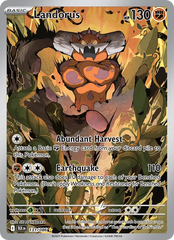 Landorus — Black Bolt #131 (Pokémon TCG card)