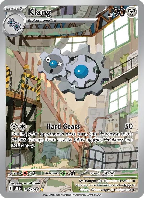 Klang — Black Bolt #140 (Pokémon TCG card)