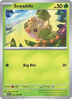 Sewaddle (White Flare #001)