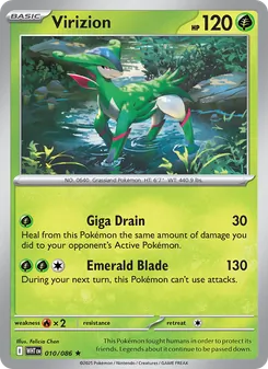Virizion (White Flare #010)