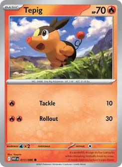 Tepig (White Flare #011)