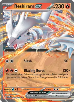 Reshiram ex (White Flare #020)
