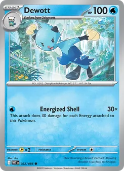 Dewott (White Flare #022)