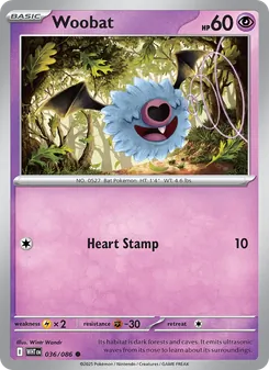 Woobat (White Flare #036)