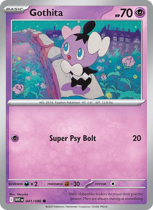 Gothita — White Flare #041 (Pokémon TCG card)