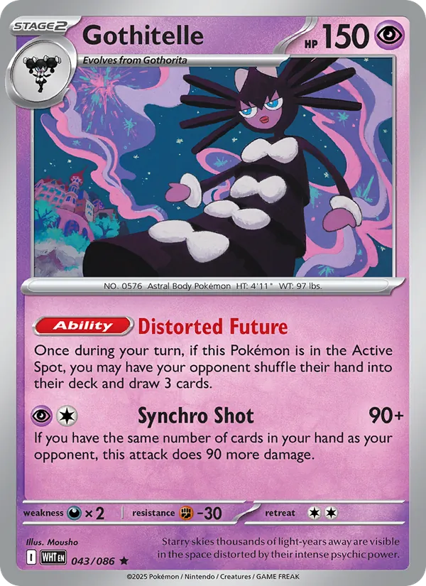 Gothitelle — White Flare #043 (Pokémon TCG card)