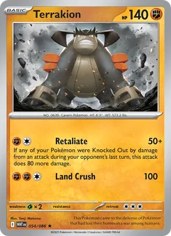 Terrakion (White Flare #054)