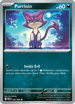 Purrloin (White Flare #055)