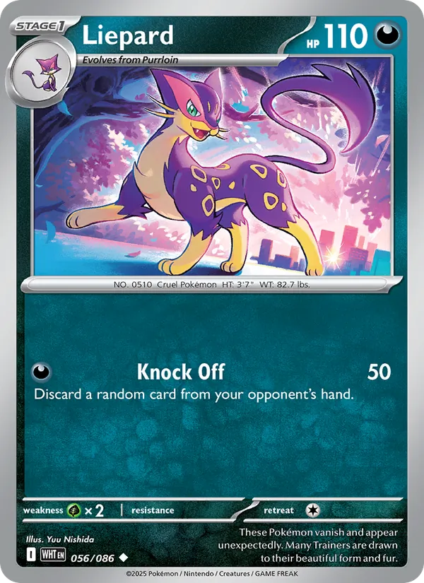 Liepard — White Flare #056 (Pokémon TCG card)