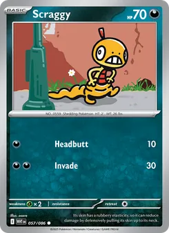 Scraggy (White Flare #057)