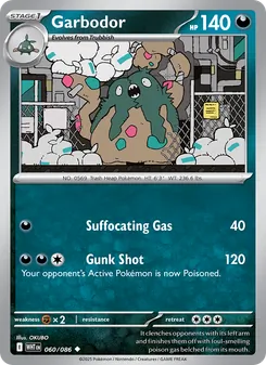 Garbodor (White Flare #060)