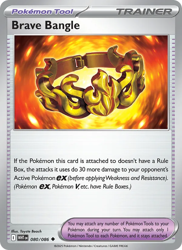 Brave Bangle — White Flare #080 (Pokémon TCG card)