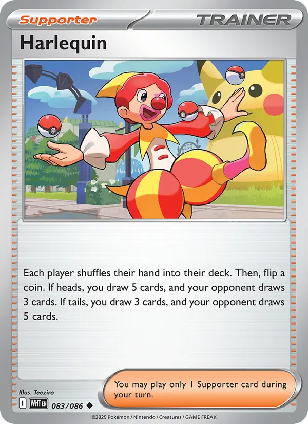 Harlequin — White Flare #083 (Pokémon TCG card)