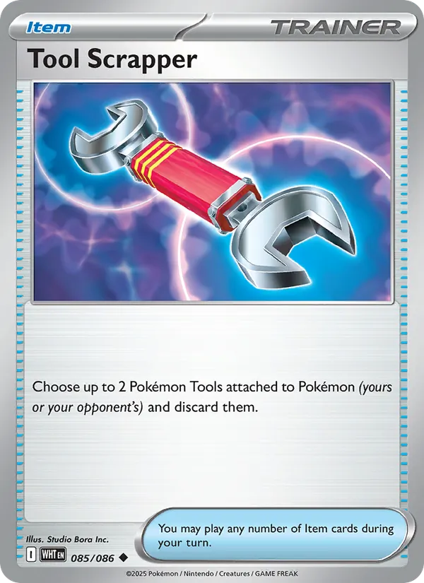 Tool Scrapper — White Flare #085 (Pokémon TCG card)