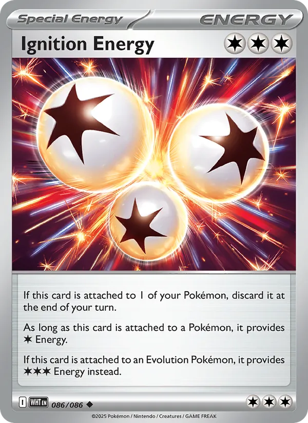 Ignition Energy — White Flare #086 (Pokémon TCG card)
