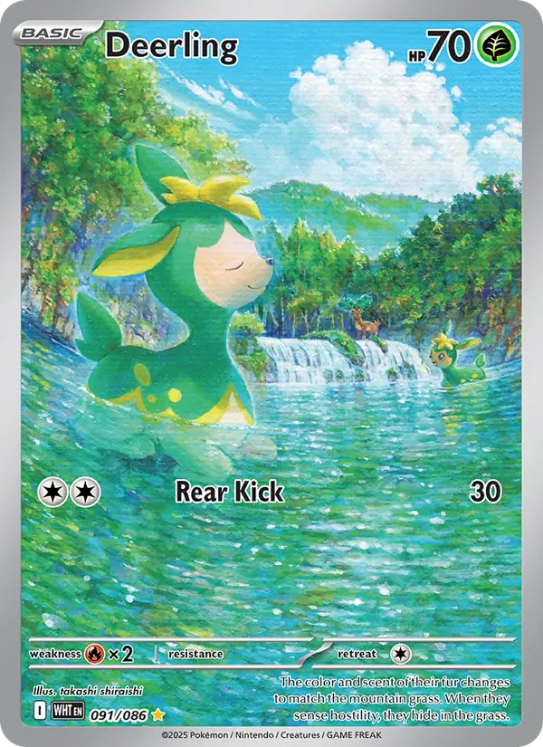 Deerling — White Flare #091 (Pokémon TCG card)